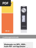 Download SAMSUNG YP-U1 MP3-Player Benutzerhandbuch by gamira123 SN3144583 doc pdf