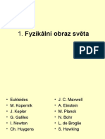 1 Fyzikální Obraz Světa