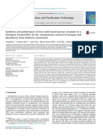 Synthesis and Performance of Iron Oxide-based Porous Ceramsite