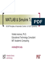 Tutorial Slides on Matlab Simulink