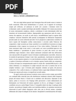 Fenomenologia Della Musica Sperimentale