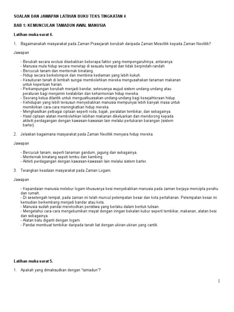 Jawapan Esei Buku Teks Ting 4 Pdf