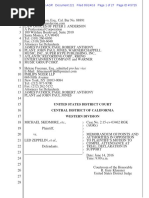 Memorandum of points and authorities in opposition (Skidmore v. Led Zeppelin "Stairway to Heaven" lawsuit) 