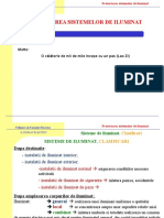 Iluminat - Dimensionarea Sis de Iluminat