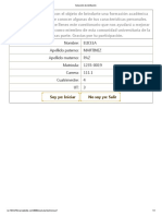 Selección de Institución