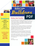Bailey Lake Families,: Upcoming Events