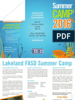 FAS Summer Camp Brochure 2016