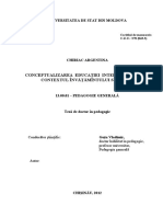 Conceptualizarea Educaţiei Interculturale PDF