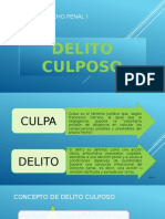 Delito Culposo Penal I