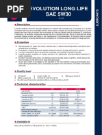 Evolution Long Life SAE 5W30: Description