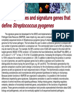 Streptococcus Pyogenes: Core Genomes and Signature Genes That Define