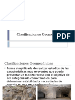 Clasificaciones Geomecanicas