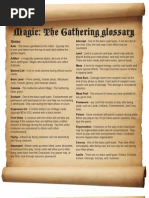 Download Magic The Gathering glossary by mkitchen927 SN31453221 doc pdf