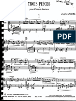 BOZZA Eugène - Trois Pièces (Flute, Guitar - Flauto, Chitarra) (1)