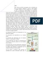 Fundamento Del Proceso de Extraccion. Trabajo en Laboratorio