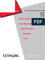 LEXMARK X264dn Service Manual