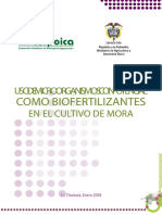 Usodemicroorganismosconpotencial BIOFERTILIZANTE en MORA