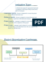 Project Organization Types: Functional