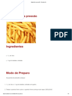 Batata Frita Na Pressão - Receitas Aki