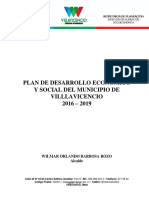 Documento PDM Villavicencio Unidos Podemos 2016-2019