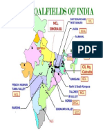 Major Coal Fields of India Image