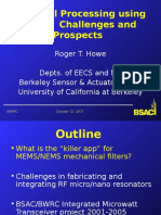 RF Signal Processing Using MEMS: Challenges and Prospects