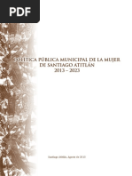 Política Pública Municipal de la Mujer