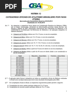 Norma12 Cat Faixas Etarias Oficiais