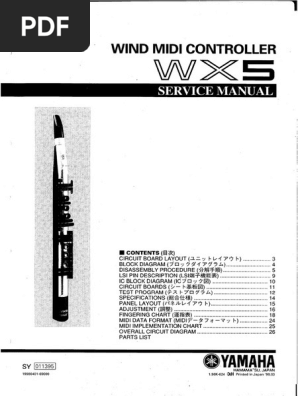 WX5 Service Manual | PDF