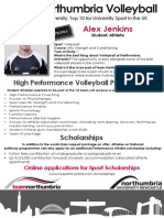 Men's Volleyball Player profile