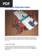 Line Follower Robot Using Arduino