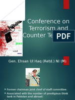 Conference On Terrorism and Counter Terrorism