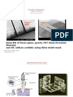 Deep Rie of Pyrex Glass, Quartz, PZT (Lead Zirconium Titanate) and Sic (Silicon Carbide) Using Thick Nickel Mask