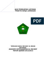 Petunjuk Pembuatan Laporan Akhir PKL 2013