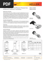 H P (0,01%) P T S 33 X S 35 X: Ighly Recise Ressure Ransmitters Eries Eries
