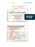 B31.3 Process Piping Course - 12 Fabrication and Installation