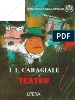 Caragiale Luca Ion - Teatru (Tabel Crono)