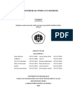 Laporan Praktikum Kimia Industri Unpad - Biodiesel