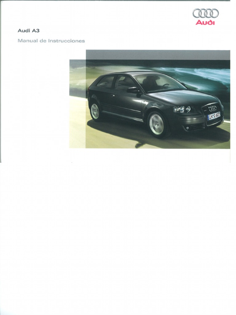 Manual de Instrucciones Audi A3 8P PDF Grupo Volkswagen