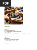 By Ingrid Beer: Buttery Garlic Mushroom Toast With Herbed Ricotta Spread