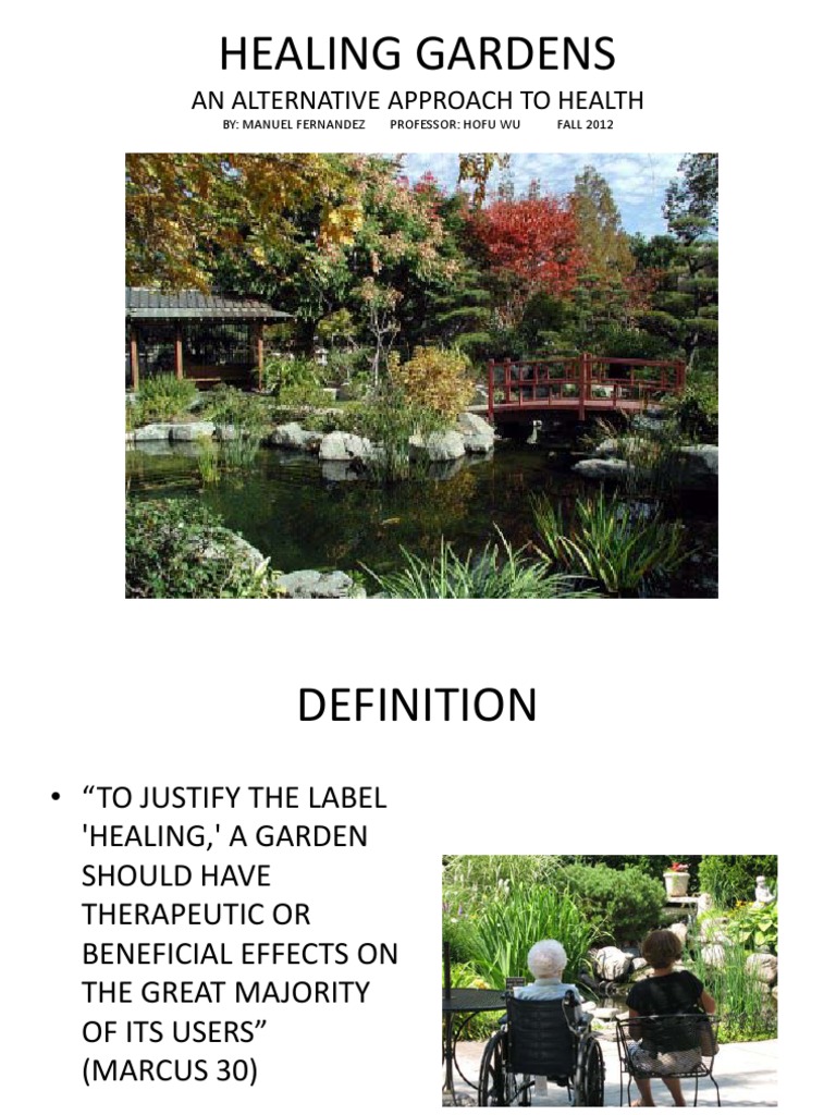 Healing Gardens Final | PDF | Hospital | Patient