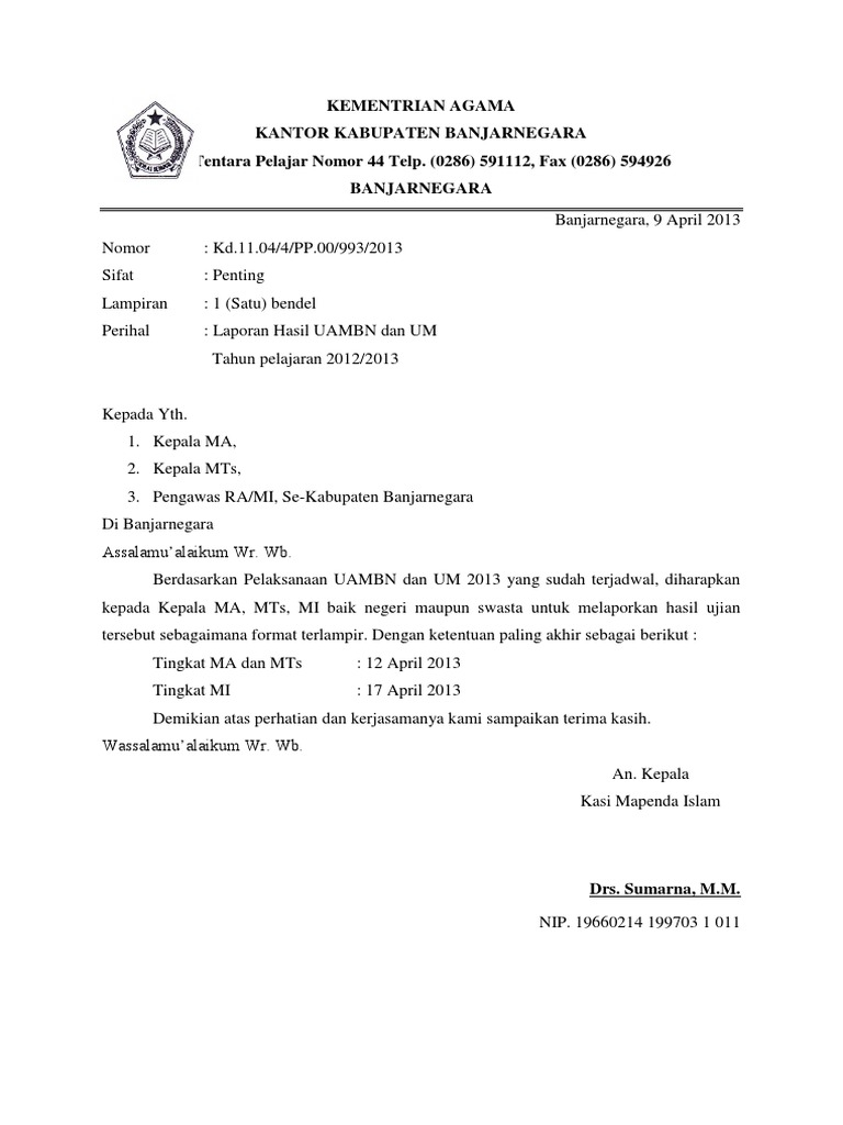 10 Surat Resmi PDF