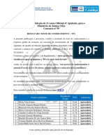 Resultado Prova de Conhecimento Recrutamento n59 2015 Oficial 4º Ajudante RNI MJ