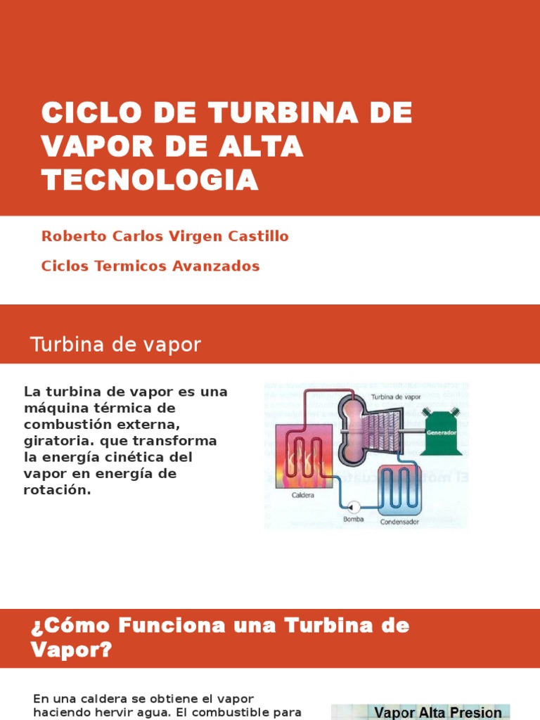 Funcionamiento de la Turbina de Vapor | PDF | Turbina | Cogeneración