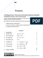 Indices or Powers