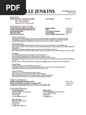 danielle jenkins resume