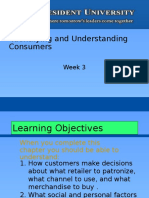 Identifying and Understanding Consumers: Week 3