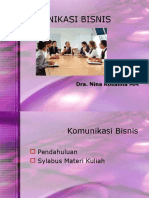 Komunikasi Bisnis (Pertemuan I)