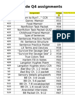 7 Grade Q4 Assignments: Bad Boy Ch. 1-2 Vocab Bad Boy Ch. 1-2 Packet