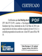 Certificado Grua Jose Rodrigo Dos Santos